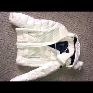 white puffer coat